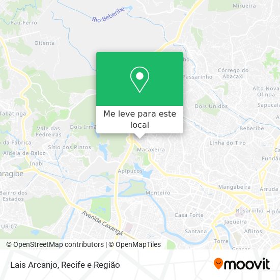 Lais Arcanjo mapa