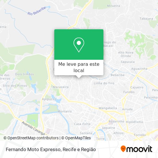Fernando Moto Expresso mapa
