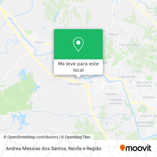 Andrea Messias dos Santos mapa