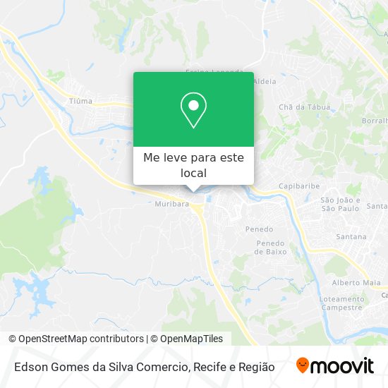Edson Gomes da Silva Comercio mapa