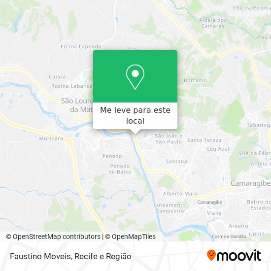 Faustino Moveis mapa