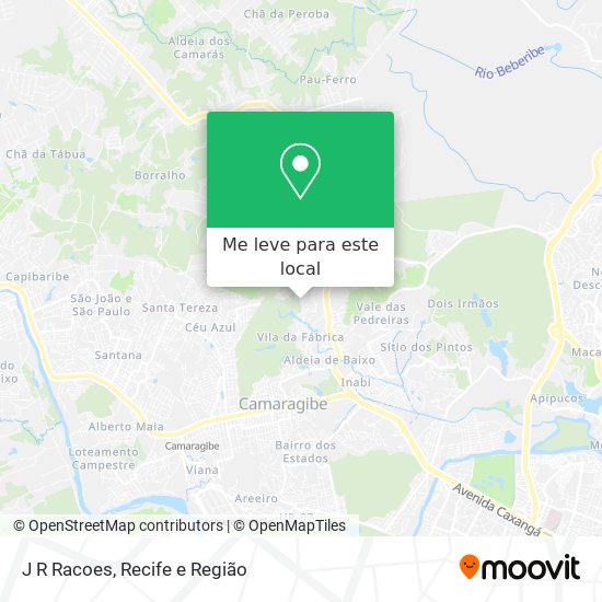 J R Racoes mapa