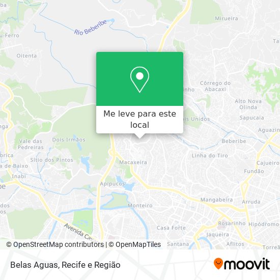 Belas Aguas mapa