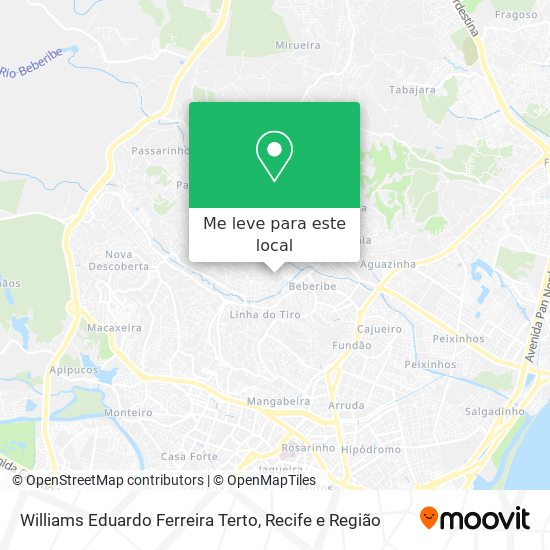Williams Eduardo Ferreira Terto mapa
