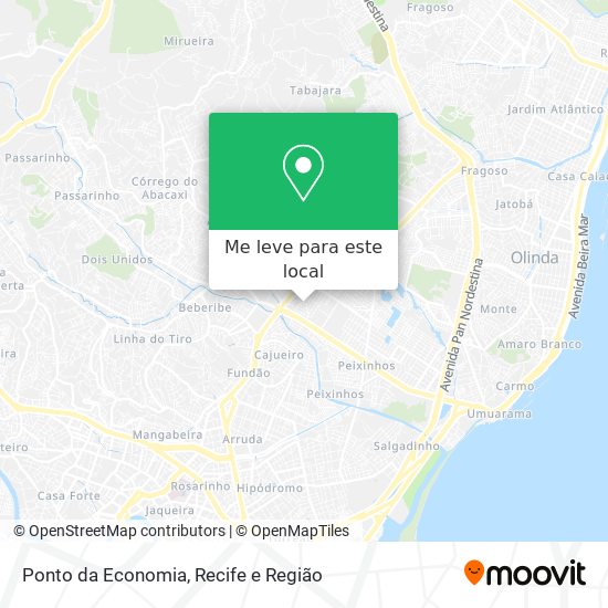 Ponto da Economia mapa