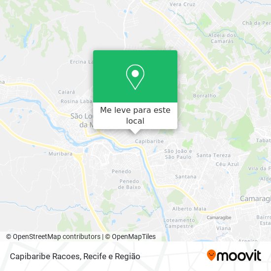 Capibaribe Racoes mapa