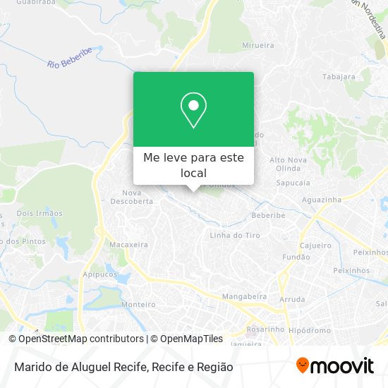 Marido de Aluguel Recife mapa