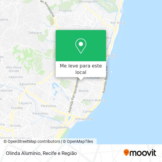 Olinda Aluminio mapa