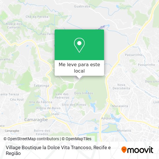 Village Boutique la Dolce Vita Trancoso mapa
