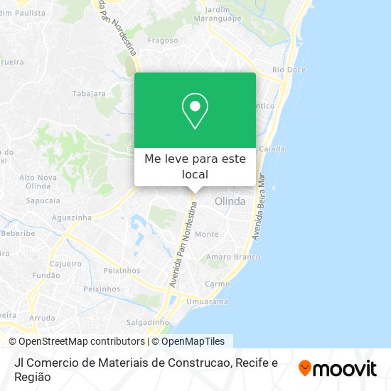 Jl Comercio de Materiais de Construcao mapa