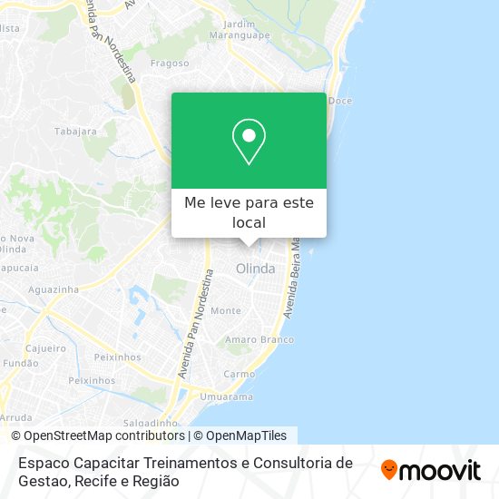 Espaco Capacitar Treinamentos e Consultoria de Gestao mapa