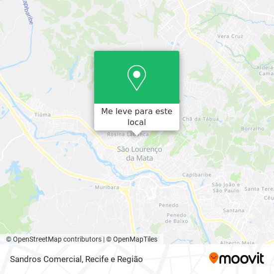 Sandros Comercial mapa