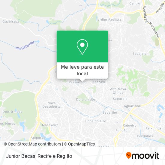 Junior Becas mapa