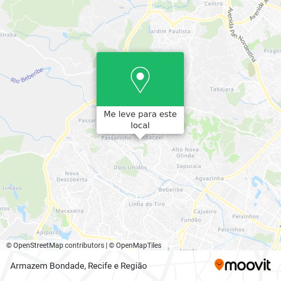 Armazem Bondade mapa