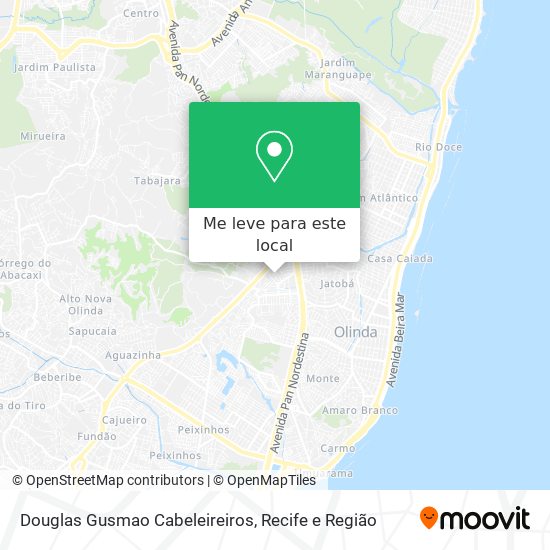 Douglas Gusmao Cabeleireiros mapa