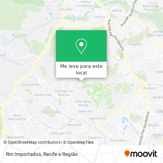 Rm Importados mapa