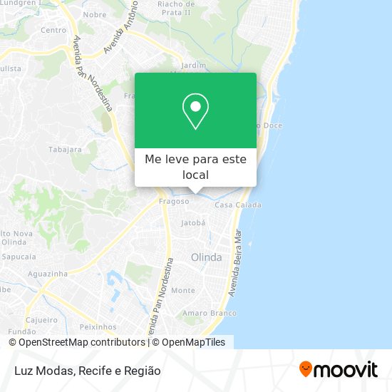 Luz Modas mapa