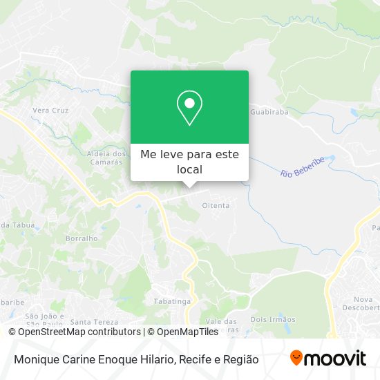 Monique Carine Enoque Hilario mapa
