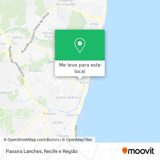 Passira Lanches mapa