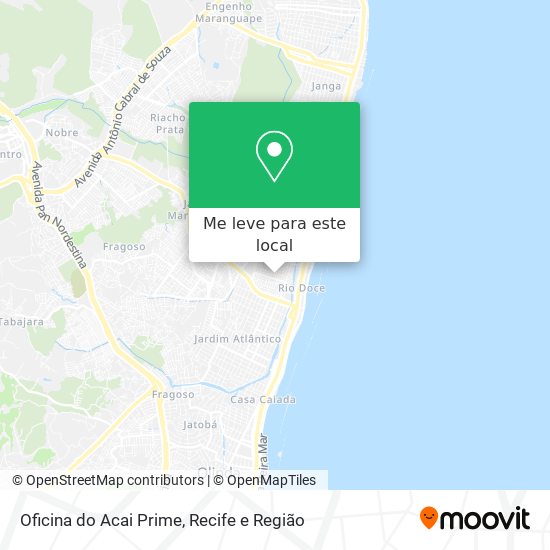 Oficina do Acai Prime mapa