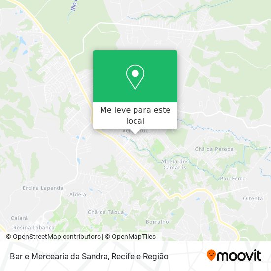 Bar e Mercearia da Sandra mapa