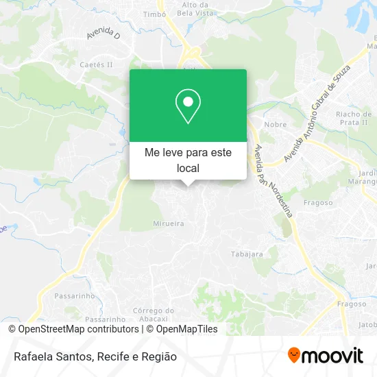 Rafaela Santos mapa