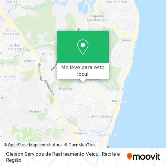 Gleison Servicos de Rastreamento Veicul mapa