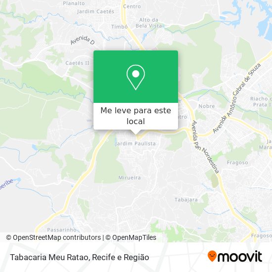 Tabacaria Meu Ratao mapa