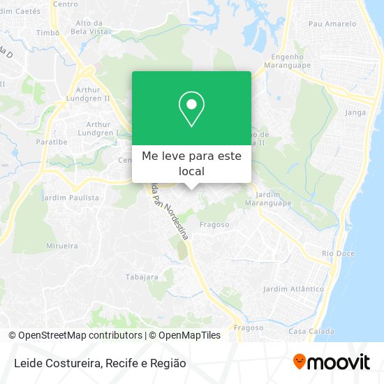 Leide Costureira mapa