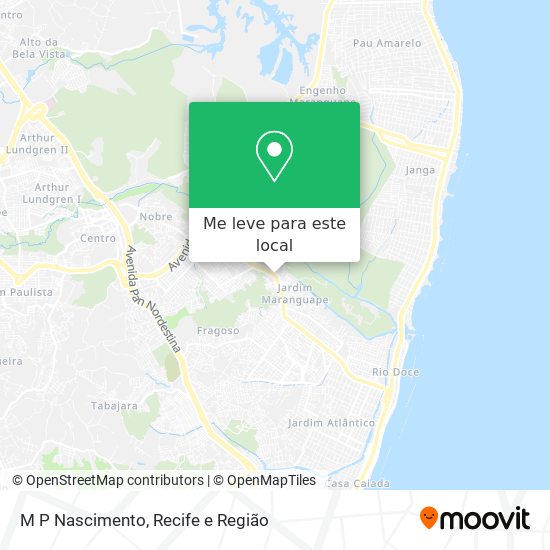 M P Nascimento mapa