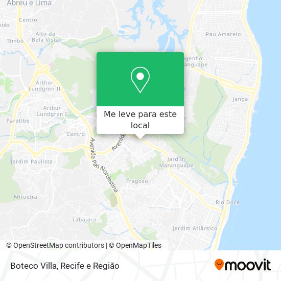 Boteco Villa mapa