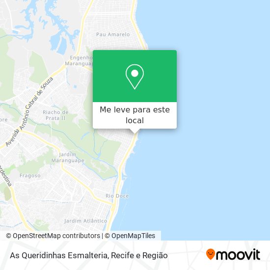 As Queridinhas Esmalteria mapa