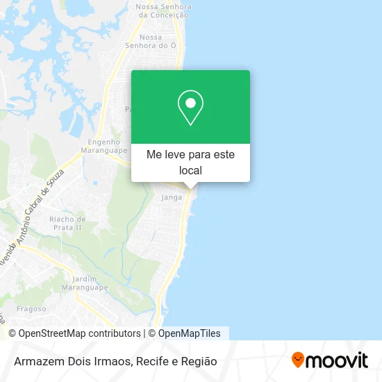 Armazem Dois Irmaos mapa