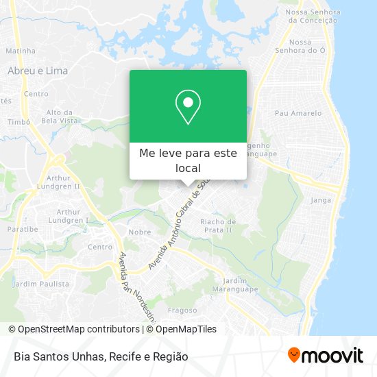 Bia Santos Unhas mapa