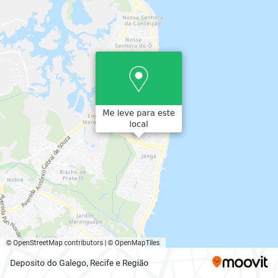 Deposito do Galego mapa