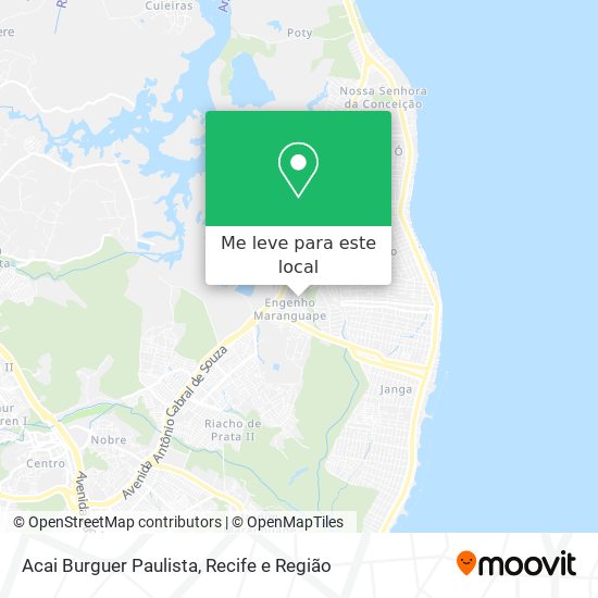 Acai Burguer Paulista mapa