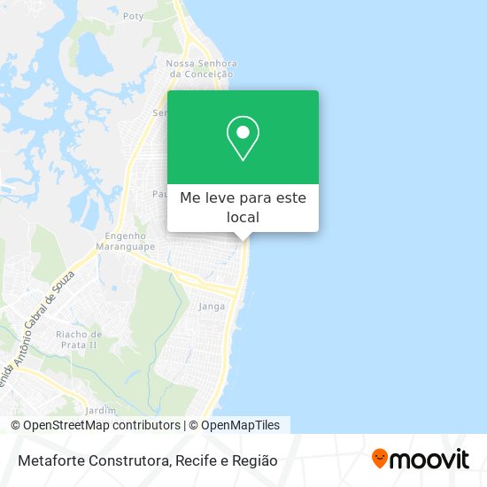 Metaforte Construtora mapa