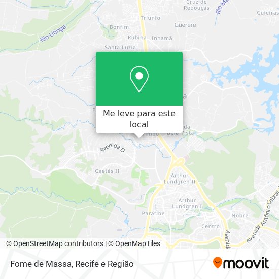Fome de Massa mapa