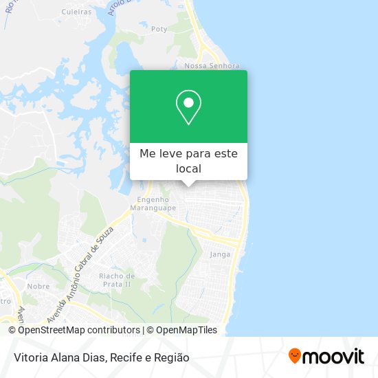 Vitoria Alana Dias mapa