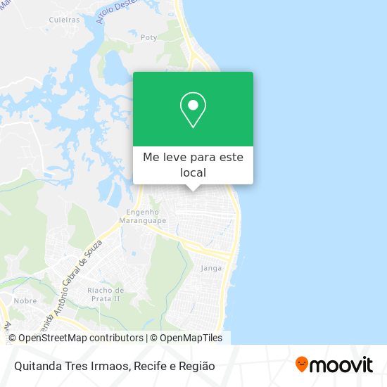 Quitanda Tres Irmaos mapa