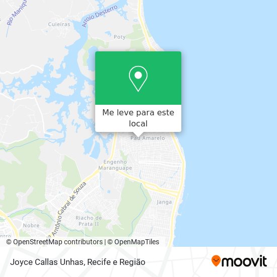 Joyce Callas Unhas mapa