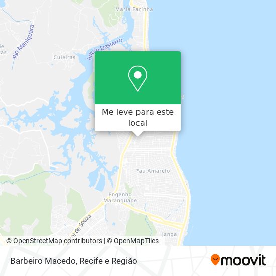 Barbeiro Macedo mapa