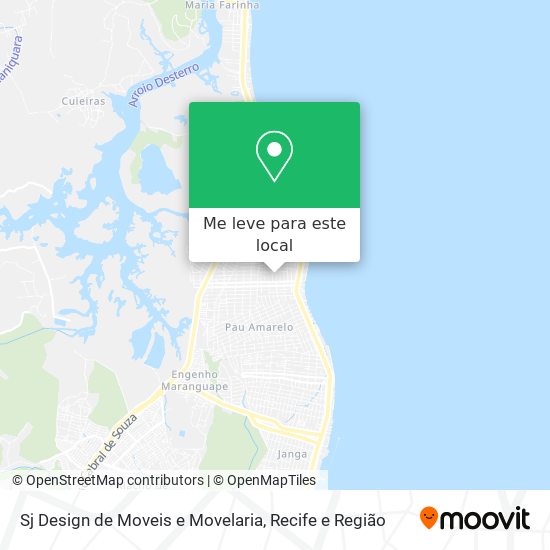Sj Design de Moveis e Movelaria mapa