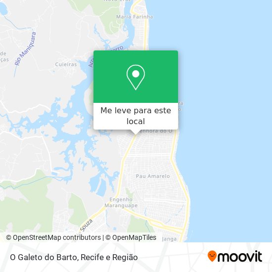 O Galeto do Barto mapa