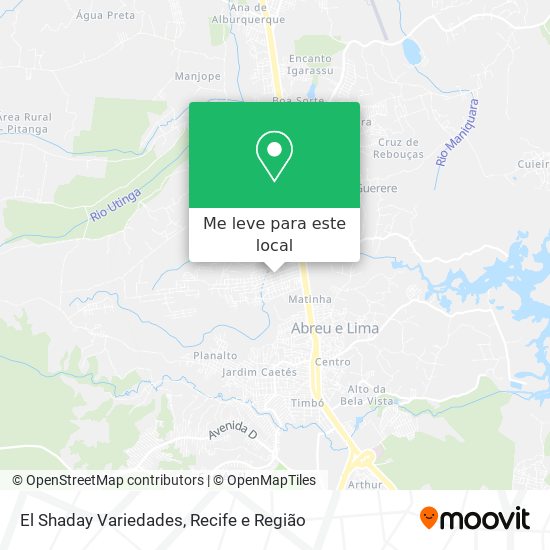 El Shaday Variedades mapa