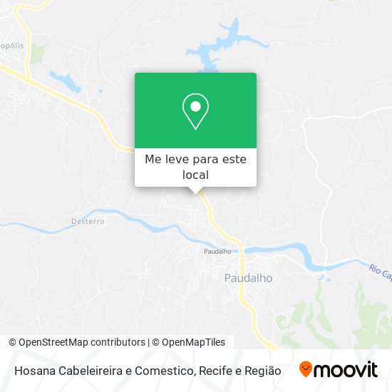 Hosana Cabeleireira e Comestico mapa
