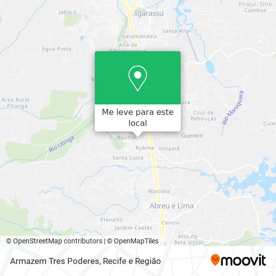 Armazem Tres Poderes mapa