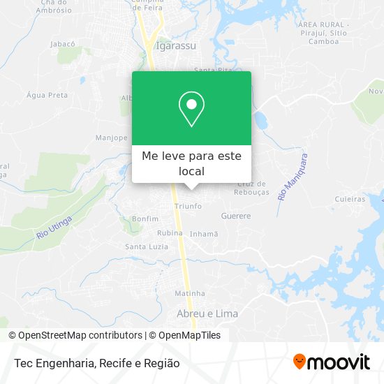 Tec Engenharia mapa