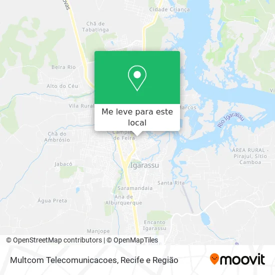 Multcom Telecomunicacoes mapa