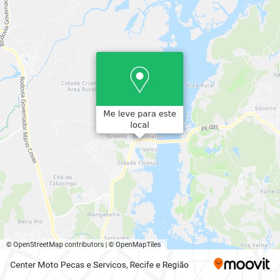 Center Moto Pecas e Servicos mapa